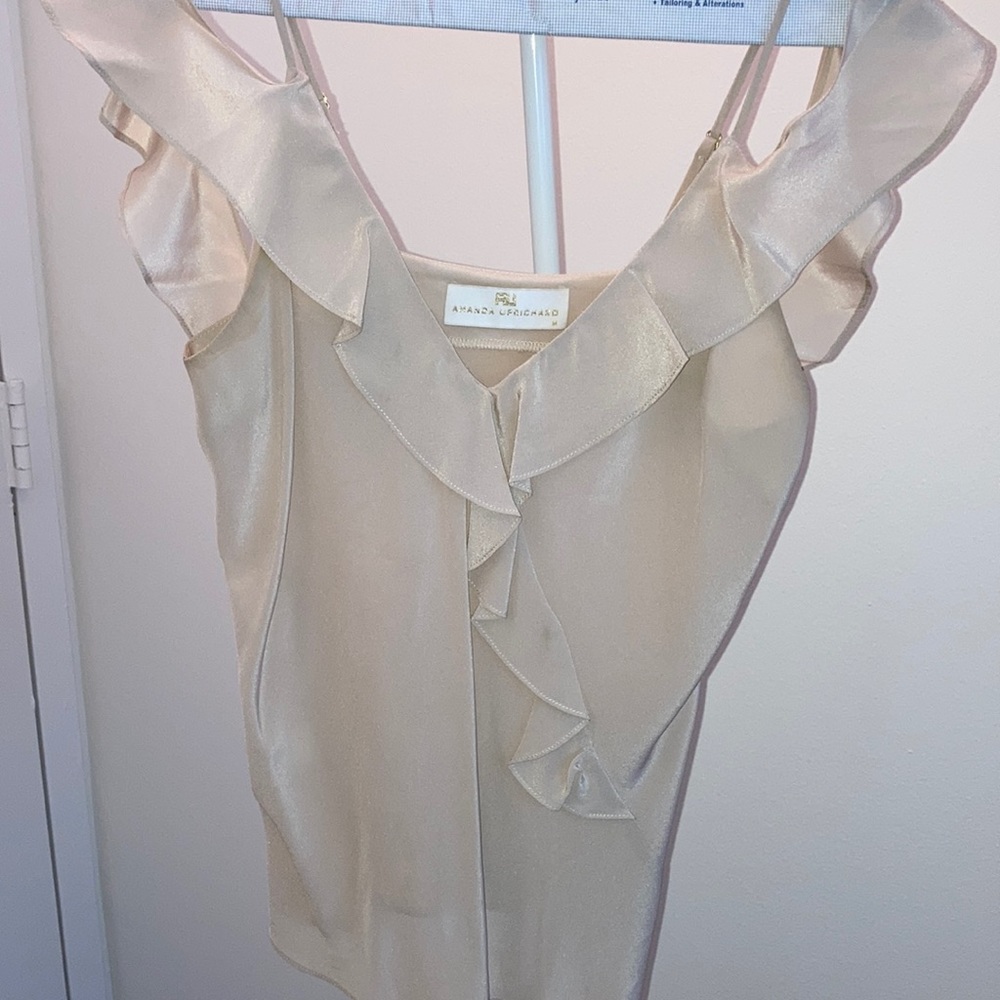 Blush colored blouse